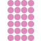 AVERY Zweckform Markierungspunkte, Durchmesser: 18 mm, rosa