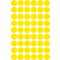 AVERY Zweckform Markierungspunkte, Durchmesser 12 mm, gelb