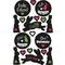 AVERY Zweckform ZDesign Oster-Sticker "schwarz + color"