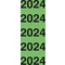 AVERY Zweckform Inhaltsschilder "2024", 60 x 26 mm, grn