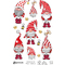 AVERY Zweckform ZDesign Weihnachts-Sticker "Wichtel"