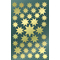 AVERY Zweckform ZDesign Weihnachts-Sticker "Sterne", gold