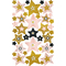 Avery Zweckform ZDesign Weihnachts-Sticker Sterne, geprägt