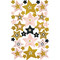 Avery Zweckform ZDesign Weihnachts-Sticker Sterne, geprgt