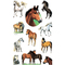 AVERY Zweckform ZDesign Sticker KIDS "Pferde", beglimmert