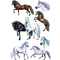 AVERY Zweckform Z-Design Sticker "Pferde gezeichnet"