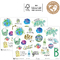 AVERY Zweckform ZDesign Trend Sticker LETTERING Umwelt