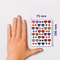 AVERY Zweckform Z-Design Crystal Sticker "Herzen bunt"