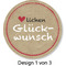 ZDesign CREATIVE Sticker-Rolle "Herzlichen Glckwunsch"