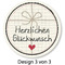 ZDesign CREATIVE Sticker-Rolle "Herzlichen Glckwunsch"