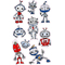 AVERY Zweckform ZDesign KIDS Glitter-Sticker "Roboter"