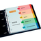 AVERY Intercalaires Readyindex, 12 touches numriques, A4