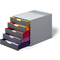 DURABLE Schubladenbox VARICOLOR 5, mit 5 Schubladen