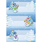 HERMA Weihnachts-Sticker DECOR "Winterlandschaft"