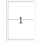 HERMA DVD-Einleger, fr DVD-Hllen, 183,0 x 273,0 mm, wei
