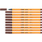 STABILO Fineliner point 88, braun