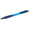 BIC Druckkugelschreiber Soft Feel Clic Grip, blau