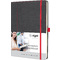 sigel Notizbuch Conceptum Design Casual, DIN A4, grau/rot