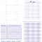 sigel Papier-Schreibunterlage "Lilac", 595 x 410 mm