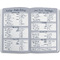 sigel Taschenkalender Jolie Feel 2026, Textil, A6, blau