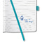 sigel Notizbuch Jolie Flair, Kunstleder, DIN A6, trkis