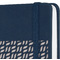 sigel Notizbuch Jolie Impress, Kunstleder, A6, dunkelblau