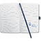 sigel Notizbuch Jolie Impress, Kunstleder, A6, dunkelblau