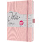 sigel Notizbuch Jolie Feel, Textil, DIN A5, liniert, rosa