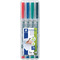 STAEDTLER Lumocolor NonPermanent-Marker 315M, 4er Etui