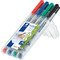 STAEDTLER Lumocolor NonPermanent-Marker 316F, 4er Etui