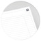 Oxford International Collegeblock "NOTEBOOK", A5+, liniert