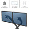 Fellowes Doppel-Monitorarm Platinum Series, silber