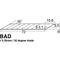 NT Cutter Ersatzklingen BAD-21P, Klingenbreite: 9 mm