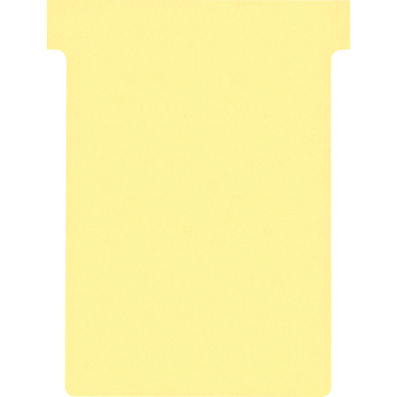 170 g/qm nobo T-Karten gelb Größe 3 / 92 mm 