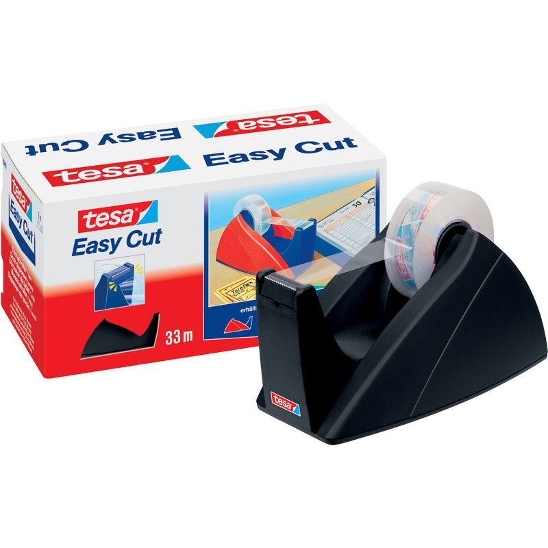tesa Tischabroller Easy Cut schwarz unbestückt