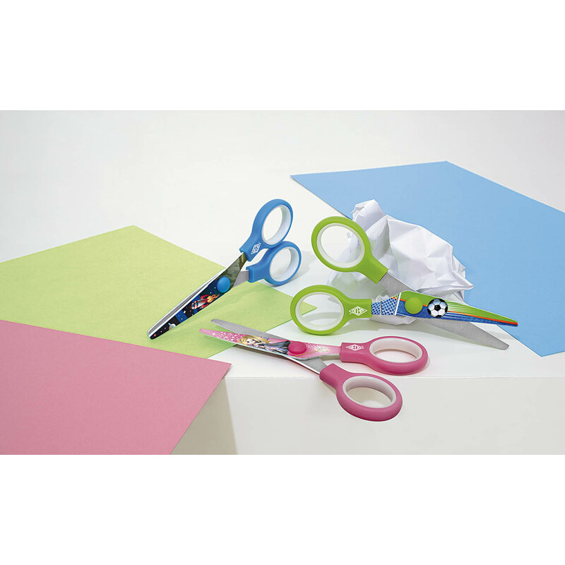WEDO Bastelschere MAGIC /"Fantasy/" rund für Rechtshänder Länge 130 mm