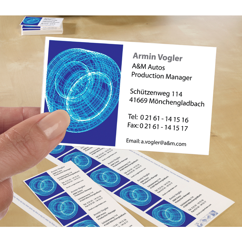 AVERY Zweckform Visitenkarten, 85 x 54 mm, weiß C32010-25 bei
www.officeb2b.de günstig kaufen