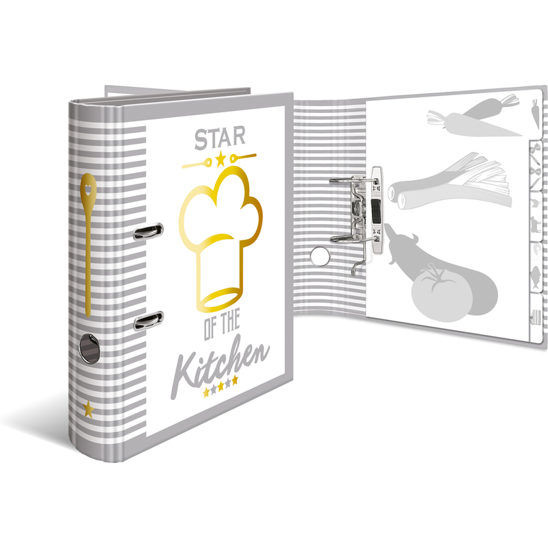 DIN A4 HERMA Rezepteordner /"Star of The Kitchen/"