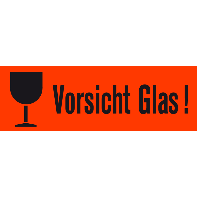 HERMA Hinweisetiketten "Vorsicht Glas", 39 x 118 mm 6750 bei www.officeb2b.de günstig kaufen