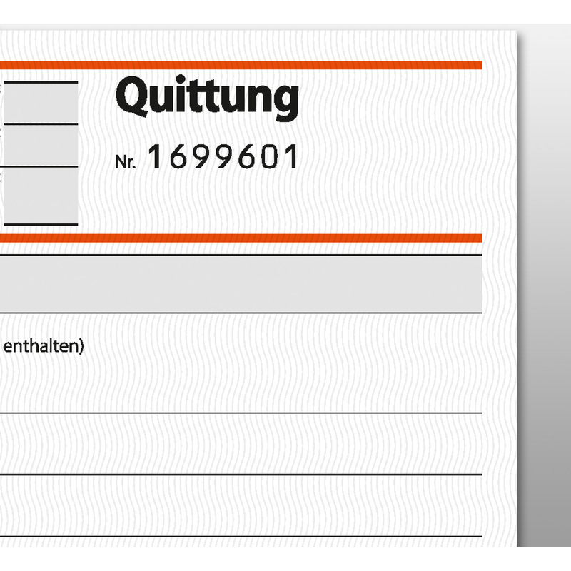 Sigel Formularbuch Quittung Fortlaufende Nummerierung Sd121 Bei
