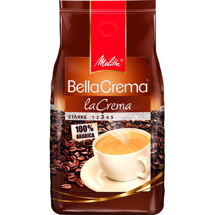 Melitta Kaffee "BellaCrema LaCrema", ganze Bohne