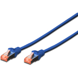 DIGITUS Patchkabel, Kat. 6, S/FTP, 0,25 m, blau