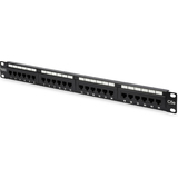 DIGITUS 19" patch Panel Kat.5e, klasse D, 24 x RJ45, 1 HE