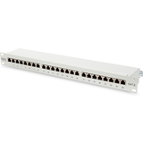 DIGITUS 19" patch Panel Kat.6, klasse E, 24 x RJ45, 1 HE