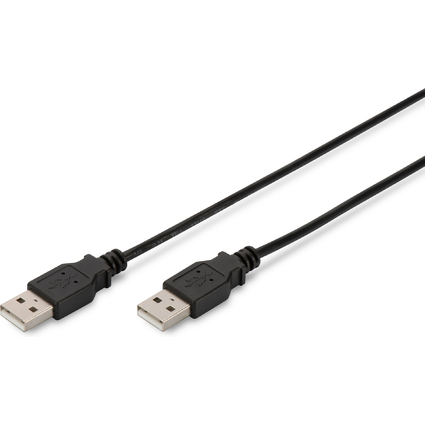 DIGITUS USB 2.0 Anschlusskabel, USB-A - USB-A Stecker, 5,0 m