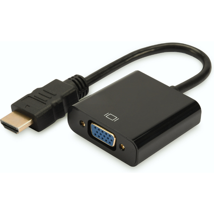 DIGITUS HDMI auf VGA Konverter, schwarz