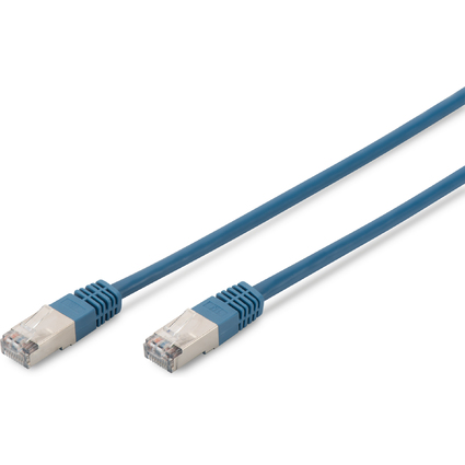 DIGITUS Patchkabel Premium, Kat. 5e, SF/UTP, 3,0 m, blau