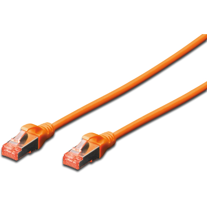 DIGITUS Patchkabel, Kat. 6, S/FTP, 1,0 m, orange