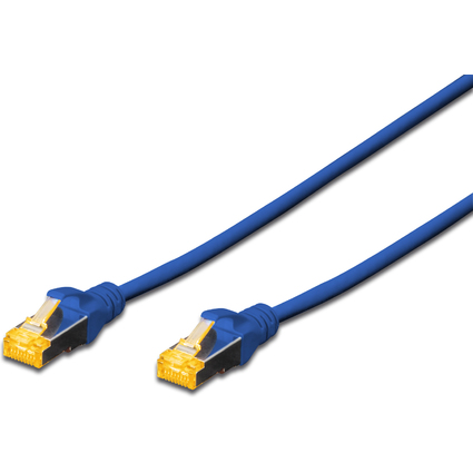 DIGITUS Patchkabel, Kat. 6A, S/FTP, 1,0 m, blau