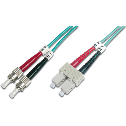 <small>DIGITUS LWL Patchkabel 2 x ST - SC-Duplex OM3 3 0 m (DK-2512-03/3)</small>